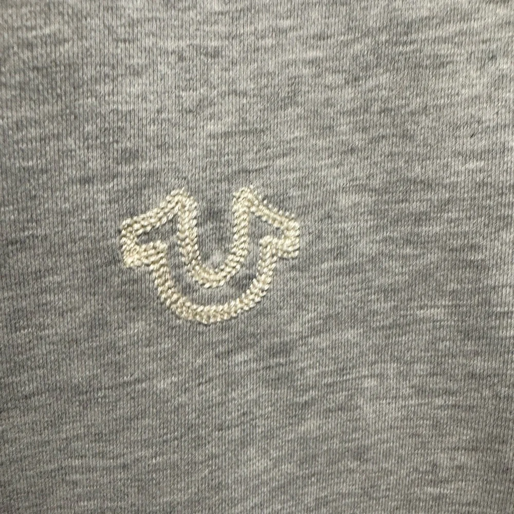 True Religion Black and Gray Hoodie